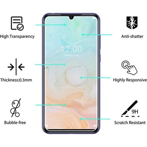 Protective Glass on the For doogee n20 pro 9H anti-explosion tempered glass screen protecters for doogee n20 pelicula de vidro