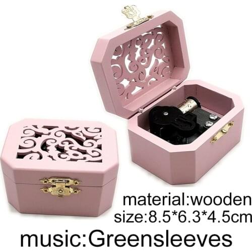 Wind up music box English folk song Greensleeves Music mechanical Gifts for friends Christmas party Accessories new year gift