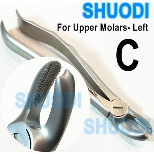 Dental Adult Tooth Extraction Forcep Plier Teeth Extraction Plier Forcep For Upper Molars Left Dental Surgical Tool Instrument