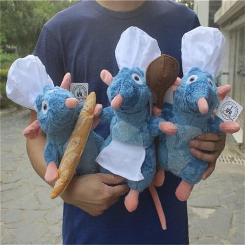 1piece 30cm Disney Ratatouille Remy Mouse hand with spoon Plush Toy Soft Stuffed Animals Kids Toys for Children Gifts