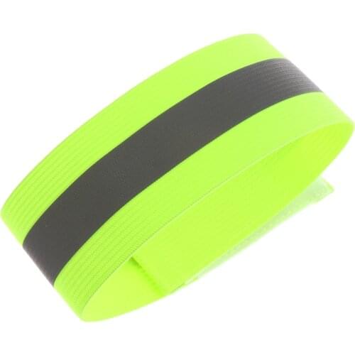 1 Pack Cycling Running Reflective Bands Arm Reflector Biking Tape Pants Clip