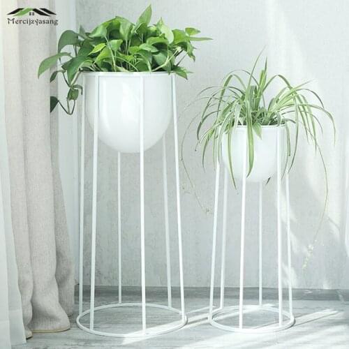 4Pcs/Lot Flower Vases Floor Metal Vase Plant Dried Floral Holder Flower Pot Road Lead for Home/Wedding Corridor Decoration G120