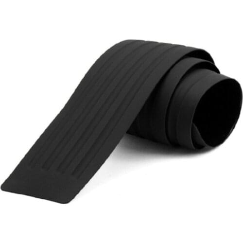 90*8cm Car Rear Bumper Cover Sticker Strip Protector Trunk Sill Scuff Plate Guard Automobiles Mouldings