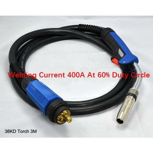 BINZEL STYLE 400A MB 36KD 3 METERSMIG WELDING TORCH / GUN 36KD MB36 MIG/MAG Welding Torch welding wires 1.0-1.6mm 3M