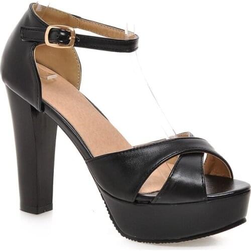 Big Size11 12 13 14ladies summer platform sandals women shoes woman open-toed Little round head Shallow mouth Thick with sandals