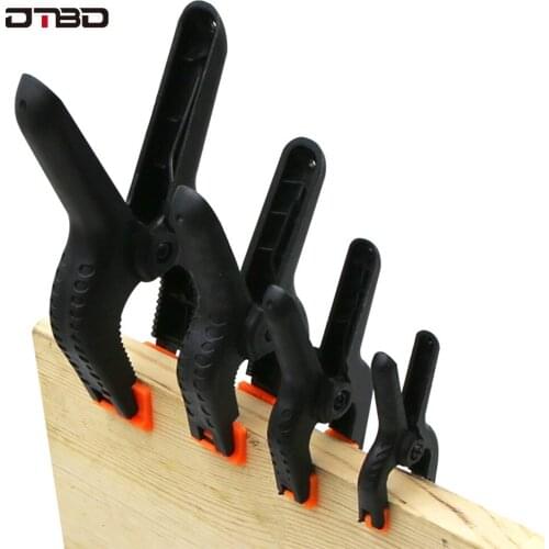 DTBD 2inch Spring Clamps DIY Woodworking Tools Plastic Nylon Clamps For Woodworking Spring Clip Photo Studio Background