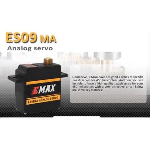 EMAX ES09MA Servo Metal Analog Servos For 450 Helicopter
