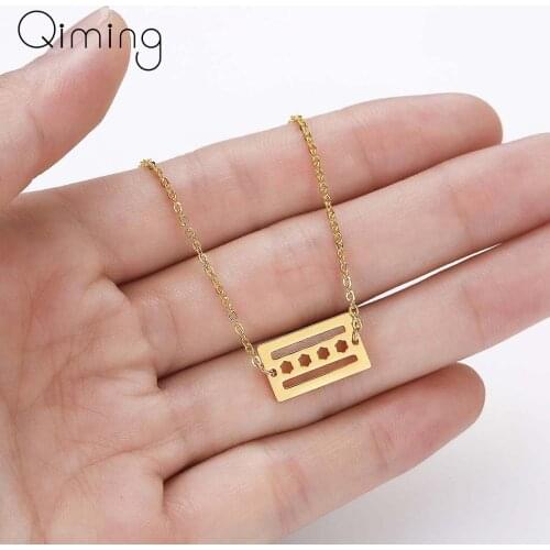 Chicago Flag With Stars Necklace Dainty Map American USA City Flag Jewelry Birthday Gift Collier Femme Necklaces