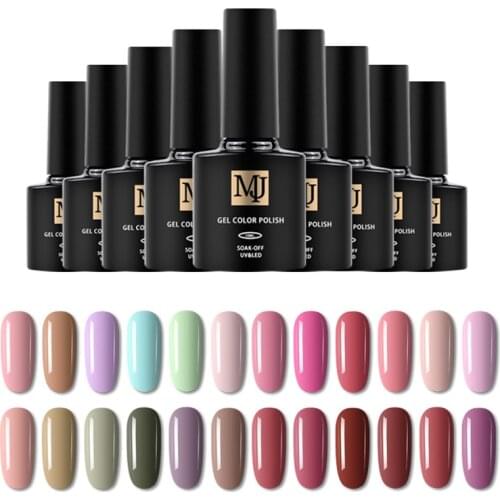 6 Bottles Per Box Gel Nail Polish All For Nails Art Manicure Light Therapy Nail Polish Glue Set Varnishes Combination Pack