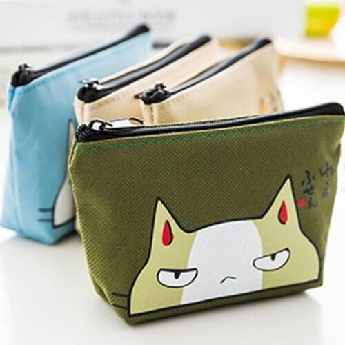 Fashion Cute Cartoon Waterproof Womens Girls Coin Wallet Lady Mini Coin Pouch Zipper Money Key Earphone Line Card Holder Purse