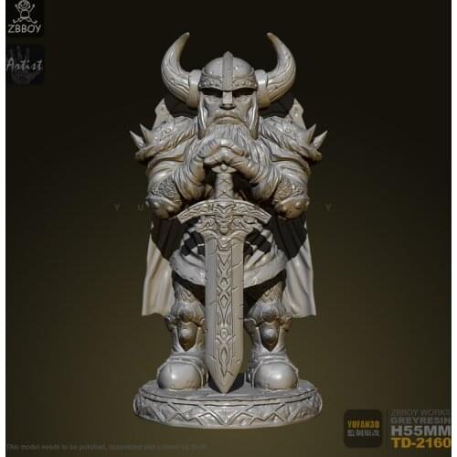 55mm Resin Figure Kits Soldier Model kits Self-assembled TD-2160