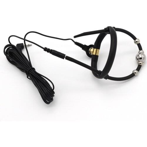 New Electro Shock Penis Rings Adult Products Male Erectile Conductive Silicone Penis Massage Accessories