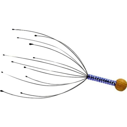 Octopus Head Scalp Massager Hair Held Scalp Neck Equipment Stress Release Relax Massager Pain Relief Skin Care Relaxing Claw