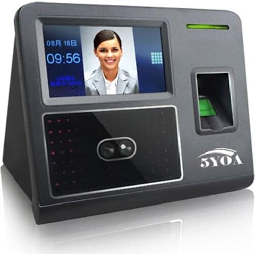 Face Facial Recognition Fingerprint TCP IP Attendance Access Control Device Biometric Time Clock Recorder Employee Digital AF7