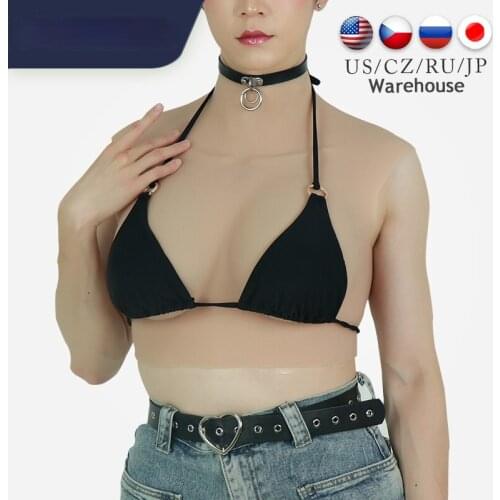 Crossdresser Large C Cup Silicone Fake Boobs Huge Breast Forms Realistic Large Breast for Crossdressing Cosplay Shemale