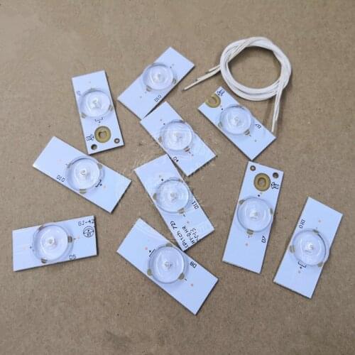 35piece/lot 6V Concave Lens for LED Backlight Strip Repair TV CL-40-D307-V3 UBE12F01YT00S42S01231 UCF12F01YT00S3YF78969