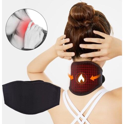 Health Care Neck Support Massager 1Pcs Tourmaline Self-heating Neck Belt Protection Spontaneous Heating Belt Body Massager