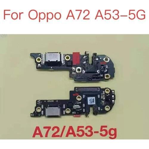 10PCS New For Oppo A53 -5G oppo A72 oppoa53 USB Charging Dock Jack Plug Socket Port Connector Charger USB Board Flex Cable