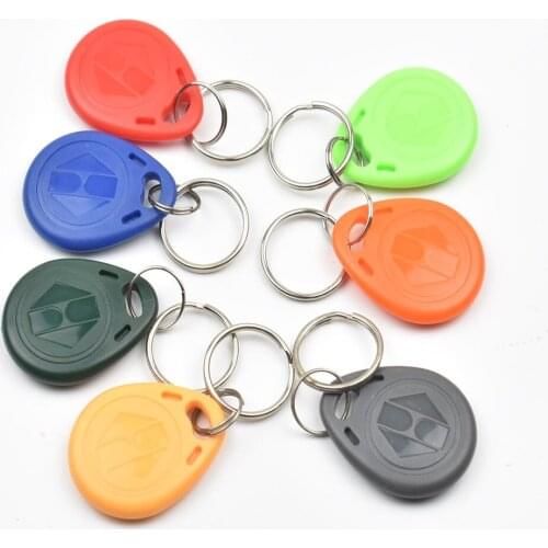 15pcs 125Khz RFID Tag Proximity ID Token Tag Key Fob Plastic Water Resist TK4100 Chip for Access Control Time Attendance