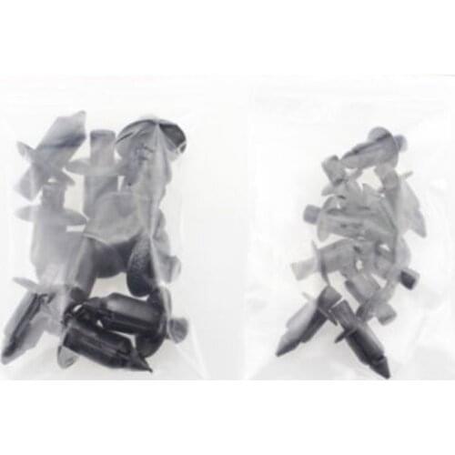 20pcs/Set Rivet 2 Type Set Nylon Black Fastener Fender Bumper 09409063145PK