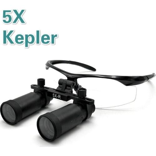 5X High Power Medical Dental Loupe Surgical Binocular ENT Kepler Optical Magnifier Microsurgery Magnifying Glasses