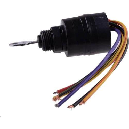 8788107 Ignition Switch Key Push To Choke Replacement Potted Base Outboard Kit Cylinder Lock 6 Wires Fit For Mercury 8788107A5