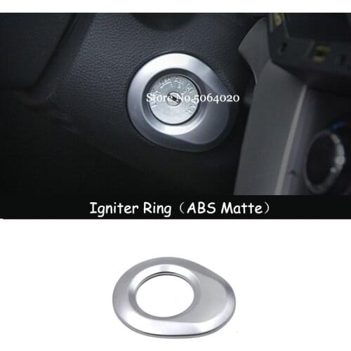 ABS Matte Car Key Start System Ignition Igniter Ring Cover Trim Car-styling For Nissan X-Trail X trail T31 2008-2013 1pcs