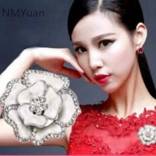 @ Special @ corsage flowers brooch female Korean fashion high-end suit jewelry Korea retro big pin
