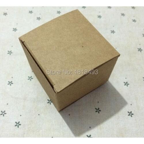 Free shipping 50 pcs a lot wholesales kraft paper box/cosmetics gift packing box/Handmade Soap ornament face cream packing box