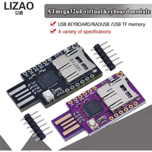CJMCU-VIRTUAL KEYBOARD BADUSB USB TF MEMORY KEYBOARD ATMEGA32U4 for Arduino