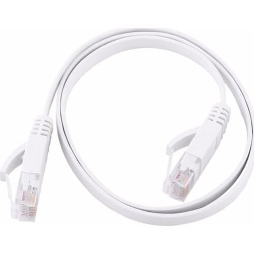 Cat6e Flat Network Cable Laptop Ethernet Cable RJ45 LAN Cord PC Wire Computer Line 0.5m 1m 2m 3m 5m 10m 15m Hot Drop Shipping