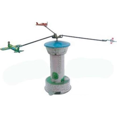 Classic Clockwork Wind Up robot Tin Toy Antique Style Wind Up Toys Tower iron Metal Models For Adult Kids Collectible Gift