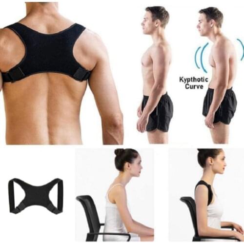 Adult Corrector Band Posture Spine Back Shoulder Support Correction Belt Adjustable Brace Humpback Back Pain Relief