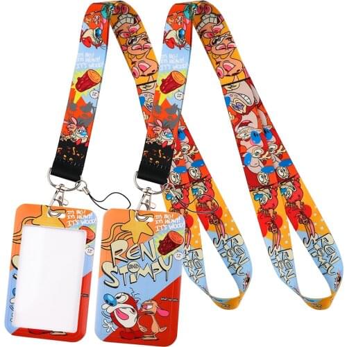 LT1167 Cartoon Anime Key lanyard Car Keychain Personalise Office ID Card Pass Phone Key Ring Badge Holder Jewelry Accessories
