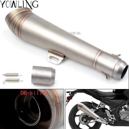 48.8MM Modified motorcycle exhaust pipe fried tube exhaust pipe For Yamaha FJR1300 FZ1 FZ6 FZ6R FZ400 xjr1200 xjr1300 XSR900 ABS