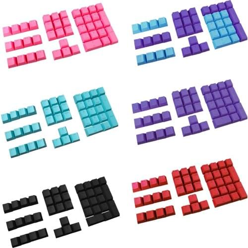 Fashion Color PBT- OEM Dyeing Configuration Keycap Used For MX- Mechanical Keyboard Number Area And Arrow- Keys 42 Keys Keycap