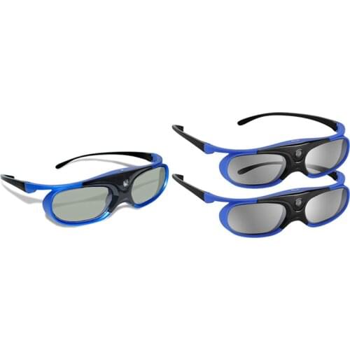 FULL-3 Set Rechargeable DLP Link 3D Glasses Active Shutter Eyewear For Xgimi Z3/Z4/Z6/H1/H2 Nuts