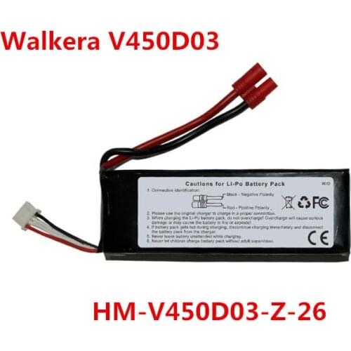 Original Walkera V450d03 battery HM-V450D03-Z-26 original Walkera V450D03 RC Helicopter Spare Parts