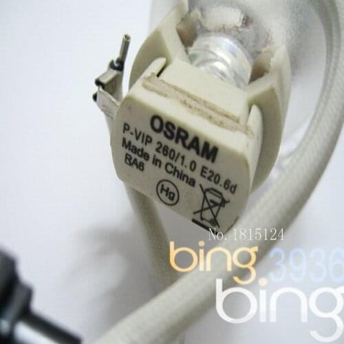 Osram P-VIP 260/1.0 E20.6 / 310-7578 / 725-10089 Bulb FOR DELL 2400MP DELL EIP-5000 (LEFT),EIP-5000 (RIGHT), NP4000 Projectors