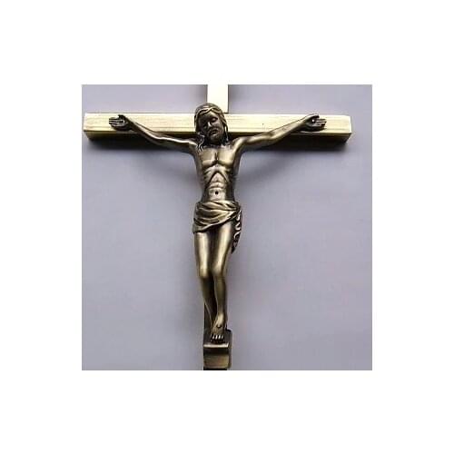 Jesus Kirsite Crucifix Pendant Catholic Holy Christian Emmanuel Christ Jesu cross iesus figures rood lamb of god about 22*11CM