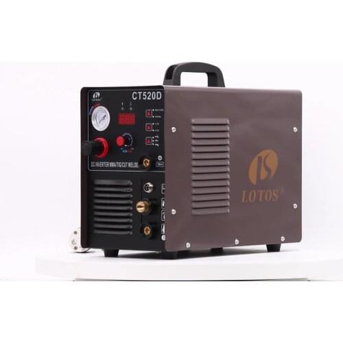 Lotos CT520D welder combo cutting machine IGBT Type Electric plasma TIG MIG MMA 3 in 1 welding