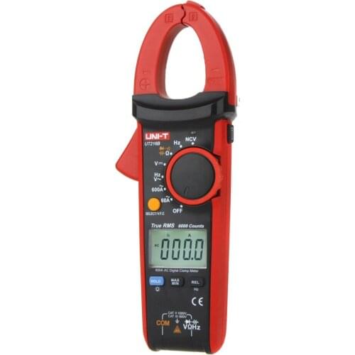 UNI-T UT216B 600A Digital Clamp Meters NCV V.F.C Diode LCD Backlight LCD Display Work Light