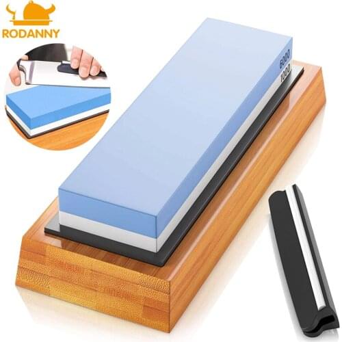 Rodanny Sharpening Stone Whetstone Knife Sharpener Professional Grinding Stone Water Stone Kitchen Tool