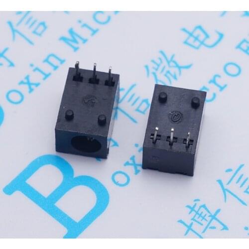 10Pcs/Lot Dc Power 3Pin Supply Socket Connector Dc003 Needle 1.3Mm Dc-003 3.5*1.3 Mm