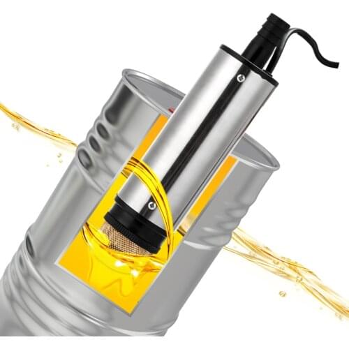 12L/min 30L/min 12V 24V DC Electric Submersible Oil Pump For Car Diesel Kerosene Fuel Transfer Water Suction Pump 12 24 V Volt