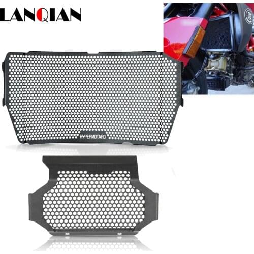 2019 2020 2021 For Ducati Hypermotard 950 RVE SP Motorcycle Radiator Grille Guard Protection Cover Oil Cooler Cover Aluminum