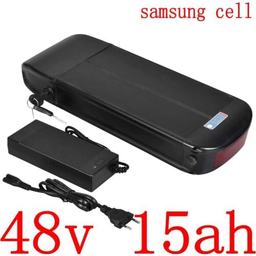 48V battery 48V 15AH Lithium Battery 48V 12AH 15AH Electric Bike Battery use Samsung cell for 48V 500W 750W 1000W ebike motor
