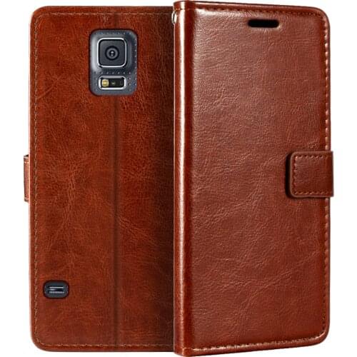 Case For Samsung Galaxy S5 i9600 Wallet Premium Magnetic Case Cover With Card Holder And Kickstand For Samsung Galaxy S5 i9600