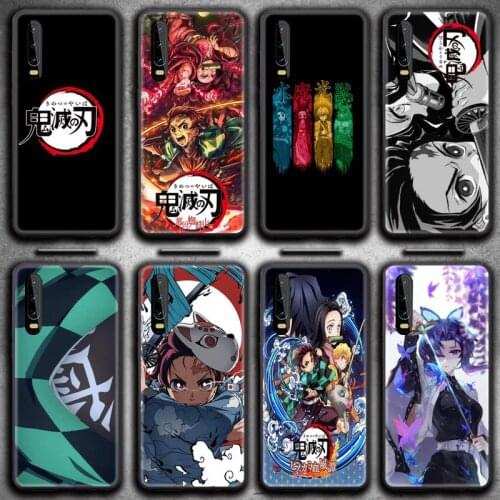 Nezuko Tanjirou Demon Slayer phone case for Huawei P20 P30 P40 lite E Pro Mate 40 30 20 Pro P Smart 2020