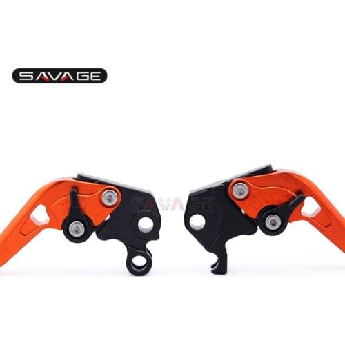 Short Brake Clutch Lever For 690 Enduro R 2008 2010 950 SUPER ENDURO R 2006 09 Motorcycle Accessories CNC Adjustable Levers